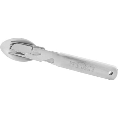 Tatonka Compact RVS Bestekset - Grijs - 3 Stuks - Kamperen Tatonka Compact RVS Bestekset - Grijs - 3 Stuks - Kamperen