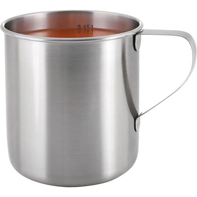Tatonka Nerezová Hrnček - Šedý - 450ml - Venkovní Nápoj Tatonka Nerezová Hrnček - Šedý - 450ml - Venkovní Nápoj