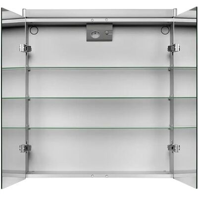 Jokey Dekor Alu LED - Spiegelschrank - Weiß Jokey Dekor Alu LED - Spiegelschrank - Weiß