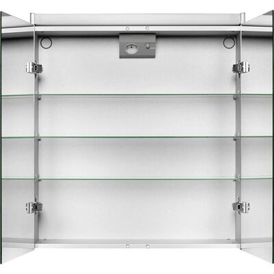Jokey Dekor Alu LED Spiegelschrank - Wandmontierter Badschrank Jokey Dekor Alu LED Spiegelschrank - Wandmontierter Badschrank