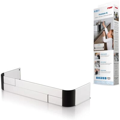 Reer Barnekomfyrbeskytter - Justerbar 57-91cm - Aluminium Reer Barnekomfyrbeskytter - Justerbar 57-91cm - Aluminium