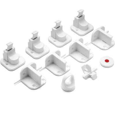 Reer Magnetschloss 4er Pack - Kindersicherer Schrank- und Schubladensicherung Reer Magnetschloss 4er Pack - Kindersicherer Schrank- und Schubladensicherung