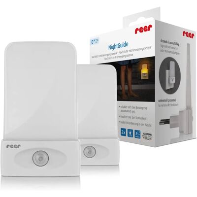Reer Lampka Nocna 2-Pack z Czujnikiem Ruchu Reer Lampka Nocna 2-Pack z Czujnikiem Ruchu