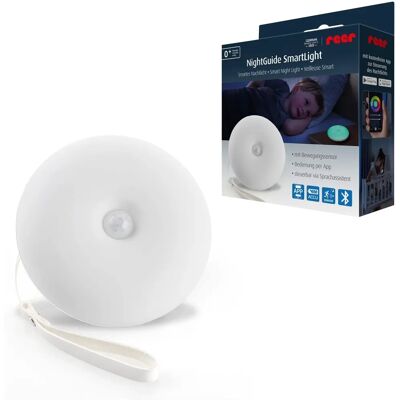 Reer NightGuide SmartLight - Nachtlicht met bewegingssensor, app-bediening - Wit Reer NightGuide SmartLight - Nachtlicht met bewegingssensor, app-bediening - Wit