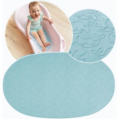 reer MyHappyBathMat Tapis de bain antidérapant bleu - Tapis de bain - Publicité reer MyHappyBathMat Tapis de bain antidérapant bleu - Tapis de bain - Publicité