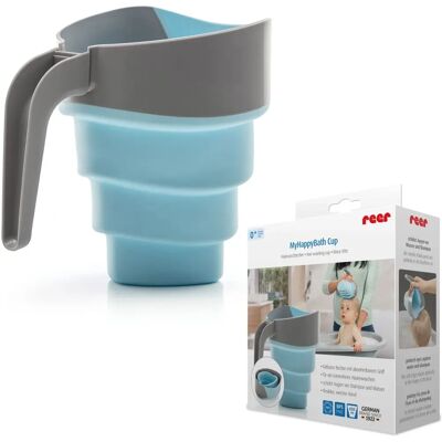 Reer Reer MyHappyBath Haarwasbekertje Blauw/Grijs - Accessoires Reer Reer MyHappyBath Haarwasbekertje Blauw/Grijs - Accessoires