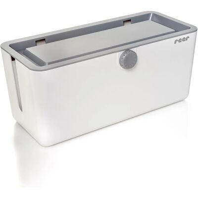 Reer CableGuard Kabelbox Kinder- und Steckdosenschutz - Weiß/Grau - 30,5cm Reer CableGuard Kabelbox Kinder- und Steckdosenschutz - Weiß/Grau - 30,5cm