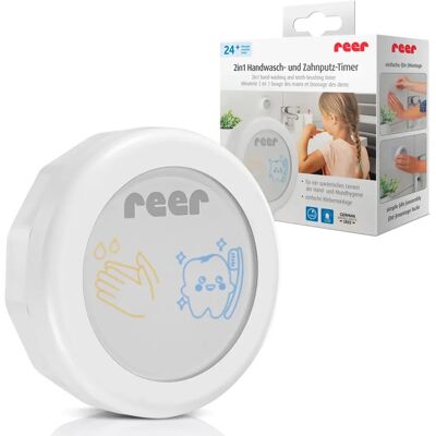 Reer Tandborsttimer - 2-i-1 Handtvätt & Tandborstning IP65 Reer Tandborsttimer - 2-i-1 Handtvätt & Tandborstning IP65