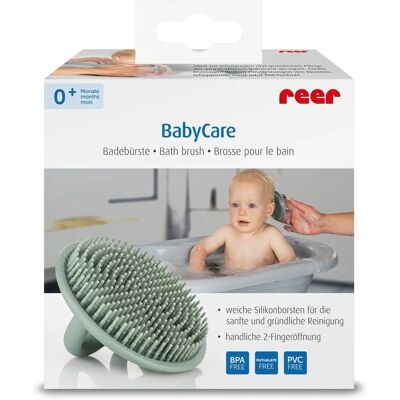 Reer Silikon Babybadborste - Sanft Massage & Reinigung Reer Silikon Babybadborste - Sanft Massage & Reinigung