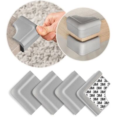Reer Baby Hoekbeschermers - Foam - 4 stuks - Grijs Reer Baby Hoekbeschermers - Foam - 4 stuks - Grijs