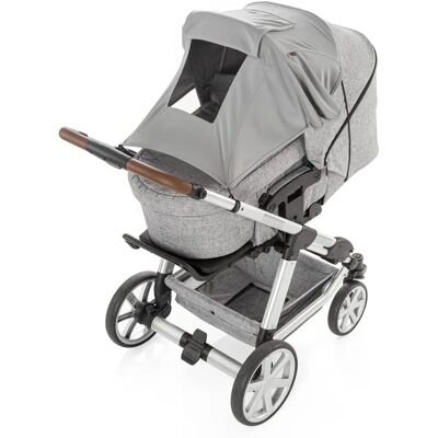 Reer Ombrage UV50+ Gris pour Poussettes - Réglable, Respirant, Universel Reer Ombrage UV50+ Gris pour Poussettes - Réglable, Respirant, Universel