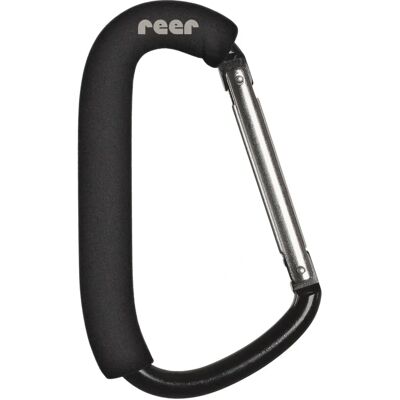 reer Zwarte Aluminium Klimcarabiner - Lichtgewicht & Duurzaam reer Zwarte Aluminium Klimcarabiner - Lichtgewicht & Duurzaam