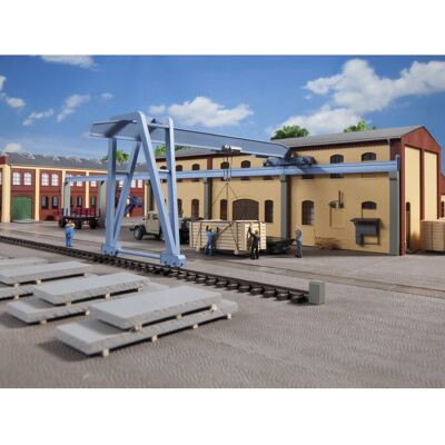 Auhagen 11437 H0 Half Portal Crane - Model Railway Accessory Auhagen 11437 H0 Half Portal Crane - Model Railway Accessory
