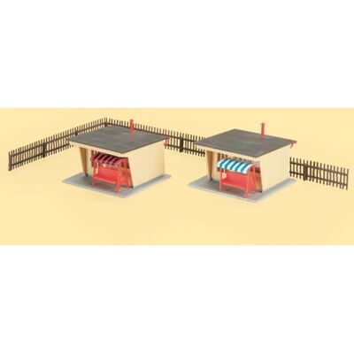 Auhagen 12339 Modell-Teil - 2er-Set Bungalows - Für Modellbahnen Auhagen 12339 Modell-Teil - 2er-Set Bungalows - Für Modellbahnen