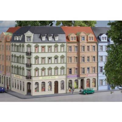 Auhagen 14478 N Eckhaus Bausatz - Modellbau Auhagen 14478 N Eckhaus Bausatz - Modellbau