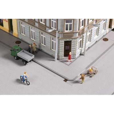 Auhagen 42657 H0, TT Curbs with Accessories - Model Railway Accessories Auhagen 42657 H0, TT Curbs with Accessories - Model Railway Accessories