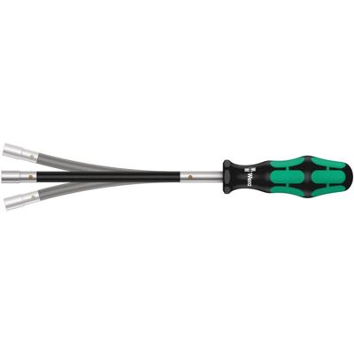 Wera Kraftform 391 Nøglespinner - Fleksibelt skaft 6mm x 160mm Wera Kraftform 391 Nøglespinner - Fleksibelt skaft 6mm x 160mm