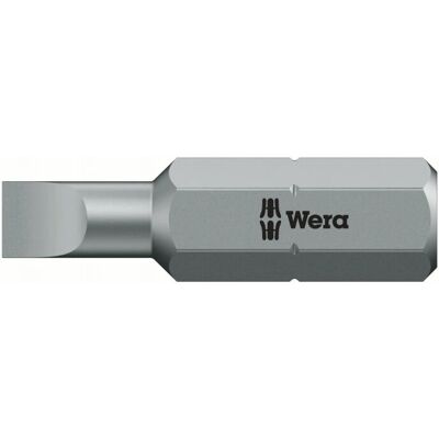 Wera 05056010001 Schraubendreher-Bit - 39mm, 1/4 Zoll, Schlitz Wera 05056010001 Schraubendreher-Bit - 39mm, 1/4 Zoll, Schlitz