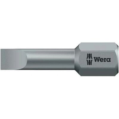 Wera - Schlitzschraubenzieher Bits - 0,8 x 5,5 x 25 mm - Universell Torsion Wera - Schlitzschraubenzieher Bits - 0,8 x 5,5 x 25 mm - Universell Torsion