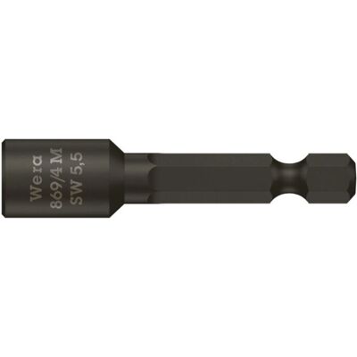 Wera 869/4 M Steckschlüssel, Magnetisch, 7x65mm, 1/4" Antrieb Wera 869/4 M Steckschlüssel, Magnetisch, 7x65mm, 1/4" Antrieb