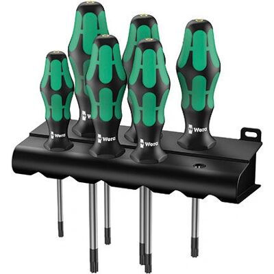 Conjunto de chaves de fenda TORX Kraftform Plus Wera Conjunto de chaves de fenda TORX Kraftform Plus Wera