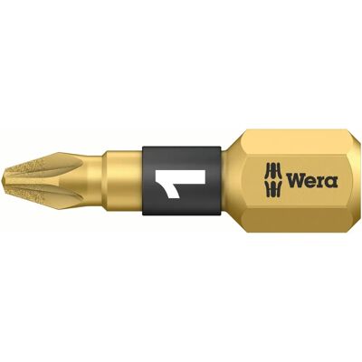 Wera 855/1 BDC Punte para atornillador con revestimiento de diamante PZ 1 - 25mm Wera 855/1 BDC Punte para atornillador con revestimiento de diamante PZ 1 - 25mm