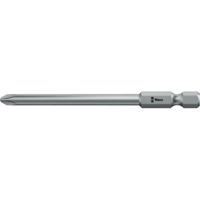 Punta de destornillador Phillips PH2 Extra dura Wera 851/4 Z - 152mm Punta de destornillador Phillips PH2 Extra dura Wera 851/4 Z - 152mm