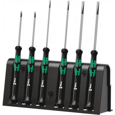 Conjunto de 6 chaves de precisão Wera Kraftform Micro - Ferramentas de eletrônica Conjunto de 6 chaves de precisão Wera Kraftform Micro - Ferramentas de eletrônica