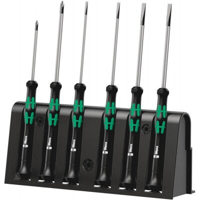 Wera Kraftform Micro csavarhúzó készlet - 6 darab elektronikai és mechanikai munkákhoz Wera Kraftform Micro csavarhúzó készlet - 6 darab elektronikai és mechanikai munkákhoz