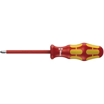 Wera Kreuzschlitz-Schraubendreher PZ 0 - 80mm Klinge - DIN ISO 8764-PZ Wera Kreuzschlitz-Schraubendreher PZ 0 - 80mm Klinge - DIN ISO 8764-PZ