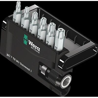 Wera 05056158001 Bits Torx Universais - Conjunto de Chaves Wera 05056158001 Bits Torx Universais - Conjunto de Chaves