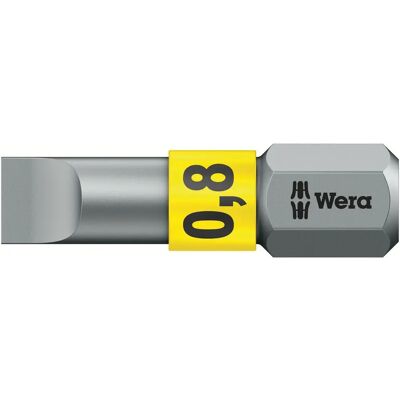 Wera 800/1 BTZ Skruetrækkerbit - Alsidig, Holdbar, 25mm Wera 800/1 BTZ Skruetrækkerbit - Alsidig, Holdbar, 25mm