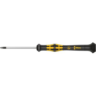 Wera Micro Pozidriv ESD Screwdriver - High Precision, 60mm Wera Micro Pozidriv ESD Screwdriver - High Precision, 60mm