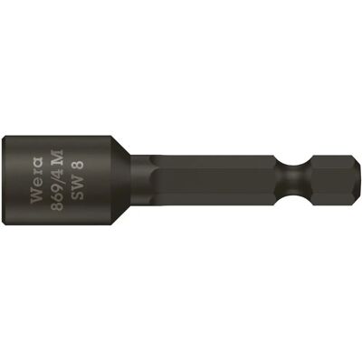 Wera Celo 9lvg8 - Sechskant 50mm Nussset - Stahl Wera Celo 9lvg8 - Sechskant 50mm Nussset - Stahl