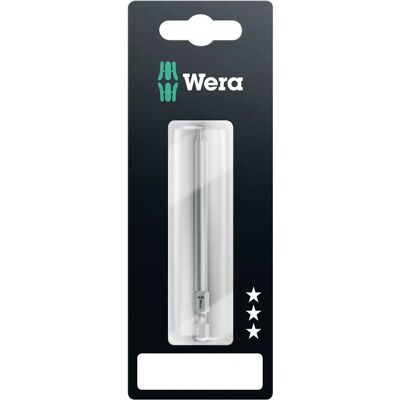 Inserto de chave de fenda T25 Wera - 89mm Aço duro Inserto de chave de fenda T25 Wera - 89mm Aço duro