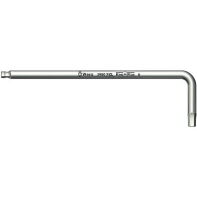 Klucz imbusowy ze stali nierdzewnej 8mm z końcówką kulistą - Offset, 200x36mm Klucz imbusowy ze stali nierdzewnej 8mm z końcówką kulistą - Offset, 200x36mm