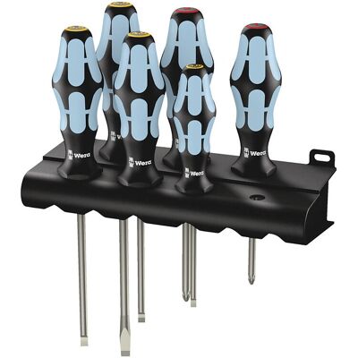 Conjunto de chaves de fenda Kraftform Plus de aço inoxidável - 6 peças Conjunto de chaves de fenda Kraftform Plus de aço inoxidável - 6 peças
