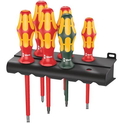 Wera 160/168/6 Schraubendreher Set - VDE-isoliert, Lasertip Wera 160/168/6 Schraubendreher Set - VDE-isoliert, Lasertip