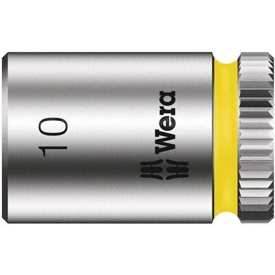 Wera Zyklop 1/4in Drive Socket - SW10 - Socket Wrench Wera Zyklop 1/4in Drive Socket - SW10 - Socket Wrench