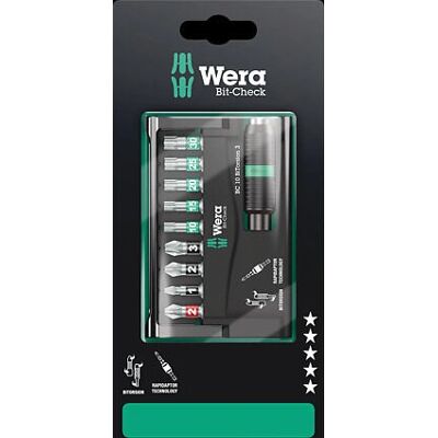 Wera 8757-9/BTZ Premium Plus Bit-Check - Skruvmejselbitar Wera 8757-9/BTZ Premium Plus Bit-Check - Skruvmejselbitar