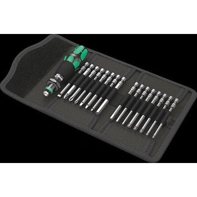 Wera 05051042001 Skrutrekkersett - 17 bits, Rapidaptor Wera 05051042001 Skrutrekkersett - 17 bits, Rapidaptor
