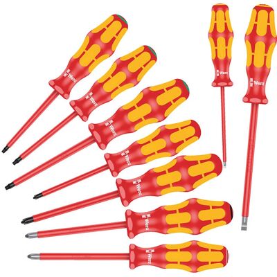 Wera 160 i/162 i/167 i/9 Csavarhúzó Készlet - Elektromos Wera 160 i/162 i/167 i/9 Csavarhúzó Készlet - Elektromos