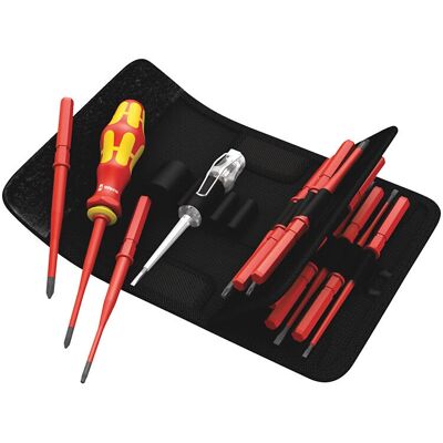 Juego de destornilladores intercambiables VDE 16 piezas - Wera Juego de destornilladores intercambiables VDE 16 piezas - Wera
