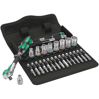 Wera 8100 SA 9 - Zestaw 28 elementów z szybkozłączką - Narzędzia Wera 8100 SA 9 - Zestaw 28 elementów z szybkozłączką - Narzędzia