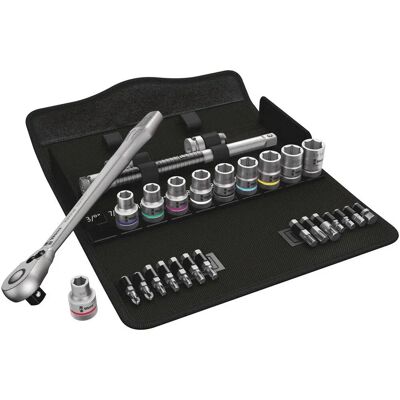 Zestaw Wera 8100 SC 11 - 28 elementów, Metal, 1/2" Zestaw Wera 8100 SC 11 - 28 elementów, Metal, 1/2"