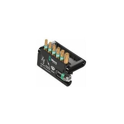 Set di Inserti per Cacciavite Wera 05057415001 - 7 Pezzi, Torx, Rivestimento Diamante Set di Inserti per Cacciavite Wera 05057415001 - 7 Pezzi, Torx, Rivestimento Diamante