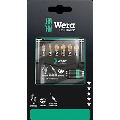 Wera 5073534001 Juego Diamante PZ - Para atornilladores de impacto Wera 5073534001 Juego Diamante PZ - Para atornilladores de impacto