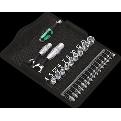 Conjunto de Chaves de Soquete Wera Zyklop Mini 2 - Ferramentas compactas e versáteis Conjunto de Chaves de Soquete Wera Zyklop Mini 2 - Ferramentas compactas e versáteis