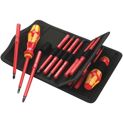 Wera VDE 18 Universal Screwdriver Set - Insulated Interchangeable Blades Wera VDE 18 Universal Screwdriver Set - Insulated Interchangeable Blades