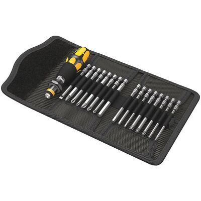 Wera Kompakt 60 ESD Set - Ratschen-Schraubenzieher, 17 Stück Wera Kompakt 60 ESD Set - Ratschen-Schraubenzieher, 17 Stück